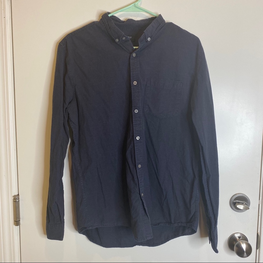 Forever 21 black button up